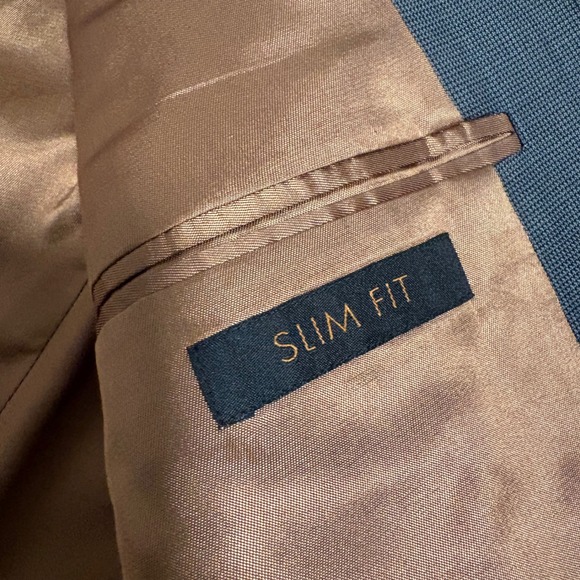 JOS. A. BANK Joseph 41R Slim Fit Gray 100% Wool Men's Blazer Jacket - Picture 5 of 9